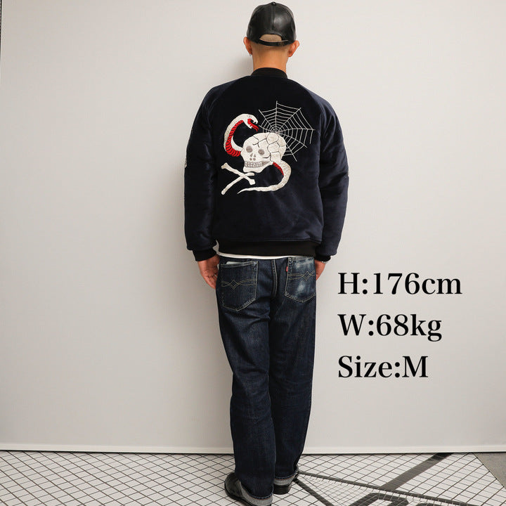 JELADO Skull Snake Souvenir Jacket 【JP13409】