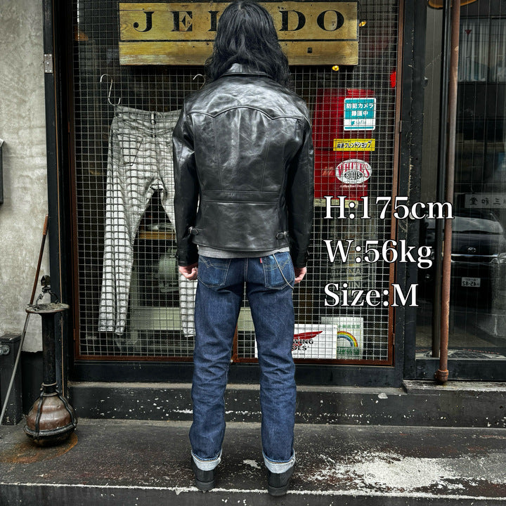 Rainbow Country 30's Style Horsehide Sports Jacket “HERCULES”  Black JELADO Special【RCL-10013H-J24】