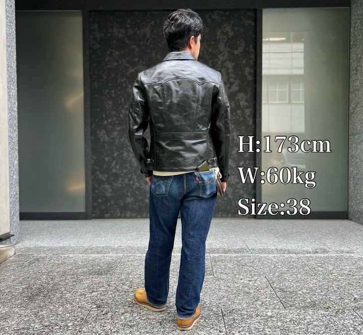 Rainbow Country 30's Style Horsehide Sports Jacket “HERCULES”  Black JELADO Special【RCL-10013H-J24】