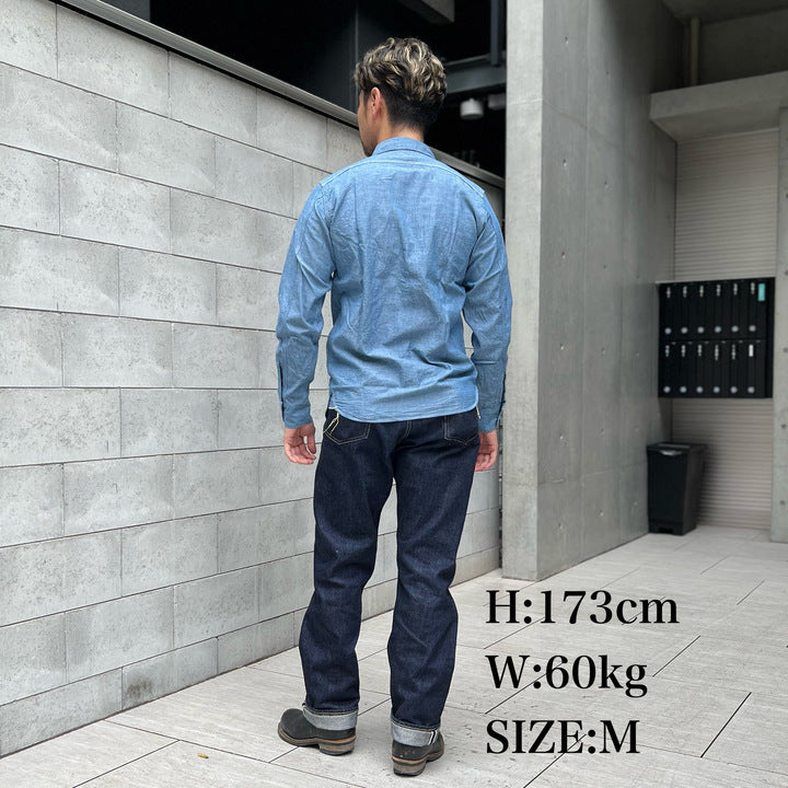 JELADO Smoker Shirt Indigo Chambray【JP94122】