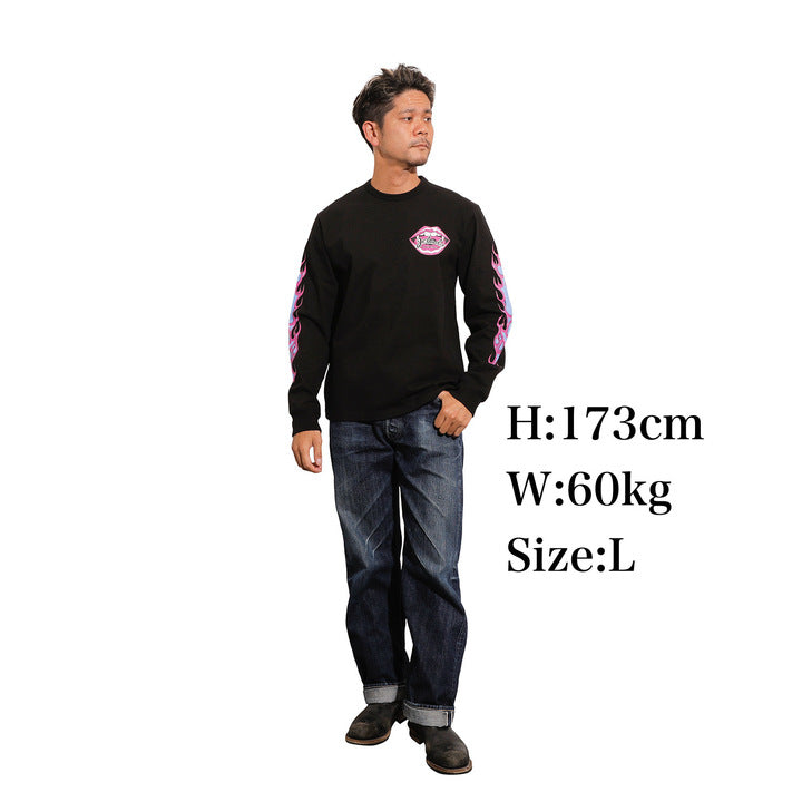 Flame Sleeve Tee【AB21234】