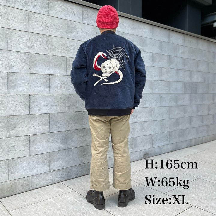 JELADO Skull Snake Souvenir Jacket 【JP13409】