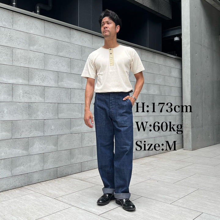 The 2 Monkeys Classic Henley Shirt【TM12244】
