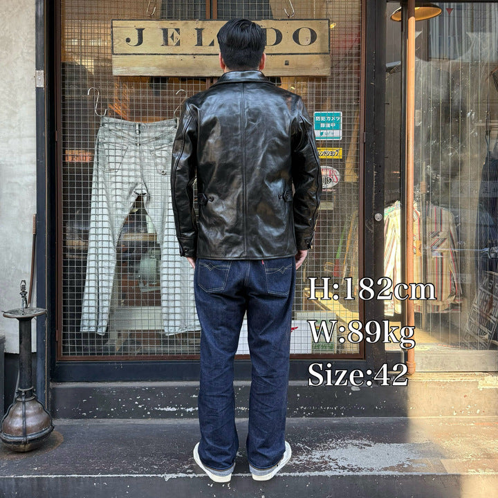 COLIMBO STOCKMANS' LEATHER COAT -30's Style Leather Work Coat- Horse Hide【ZZ-0132】