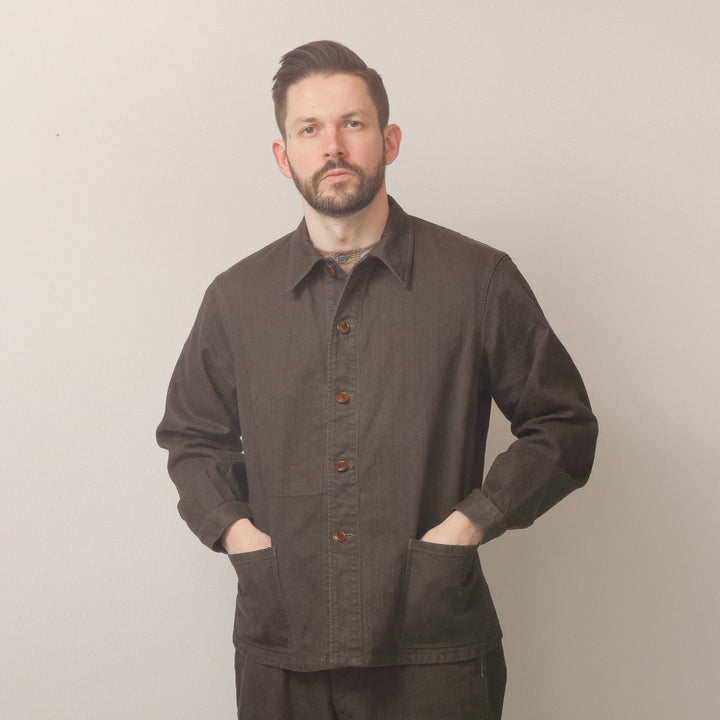 【Coming Soon】Linen / Cotton Chore Jacket【TM23420】