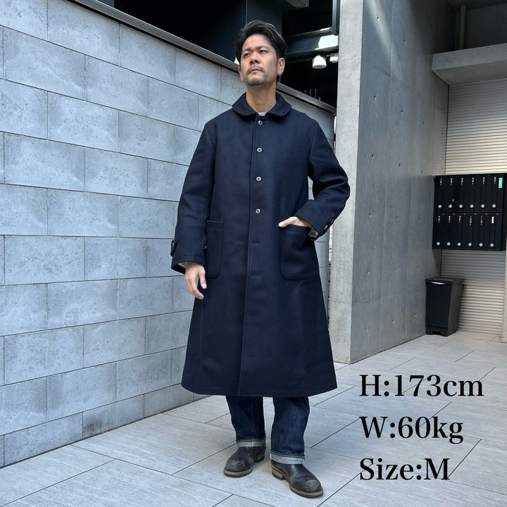 The 2 Monkeys Long-A Wool Over Coat【TM13454】