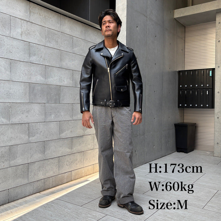 JELADO  Rebel Jacket Horse Hide Semi Aniline Finish Black エポレット有り 【SG83420】
