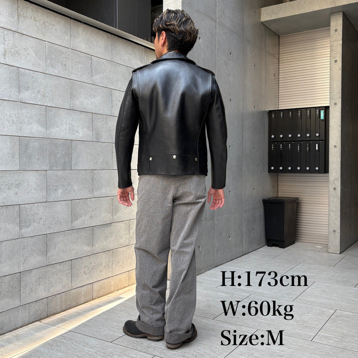 JELADO  Rebel Jacket Horse Hide Semi Aniline Finish Black エポレット有り 【SG83420】