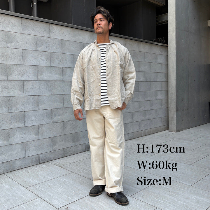 The 2 Monkeys Linen Cambrai Shirt【TM21160】