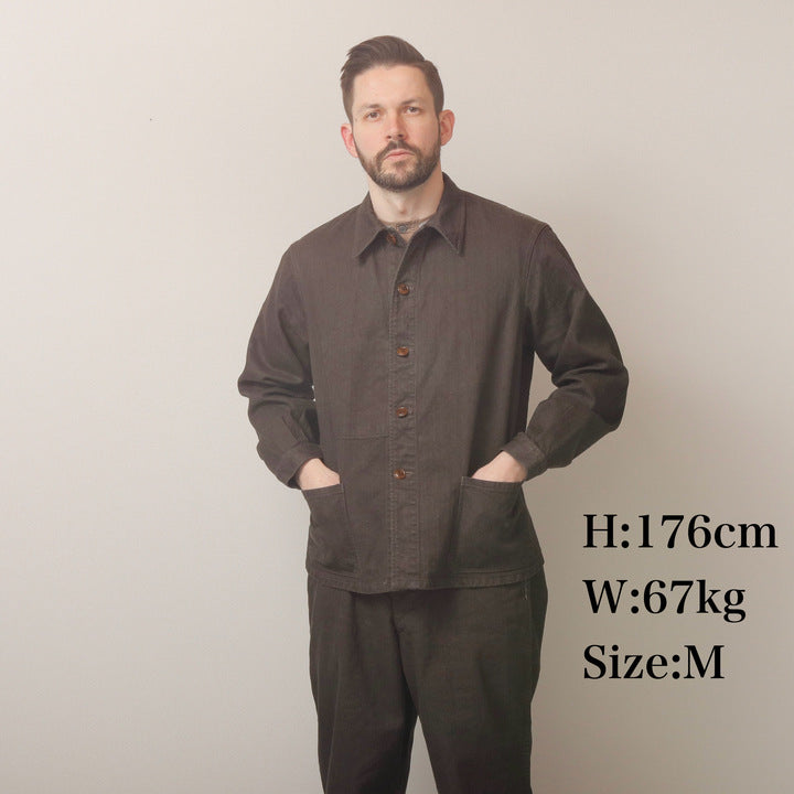 【Coming Soon】Linen / Cotton Chore Jacket【TM23420】