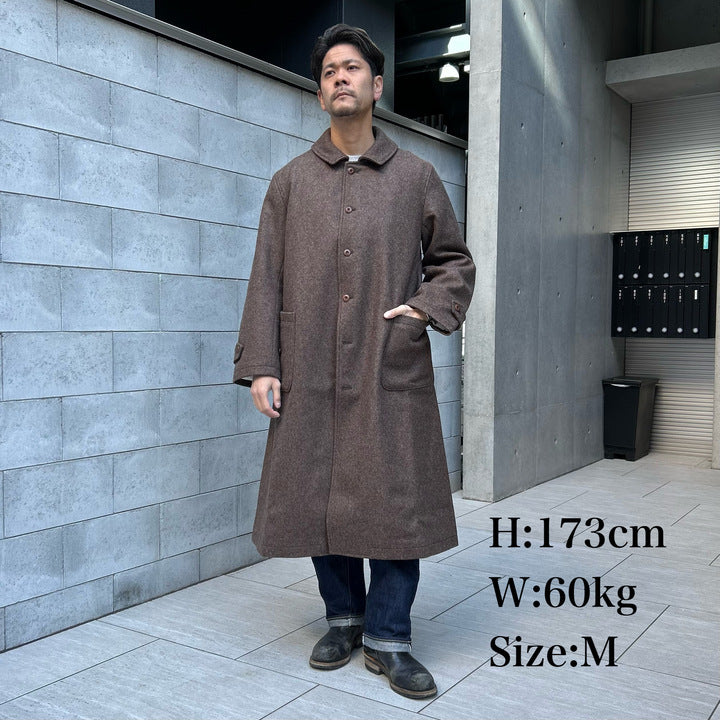 The 2 Monkeys Long-A Wool Over Coat【TM13454】