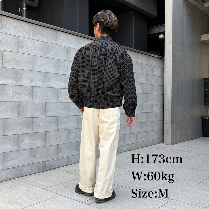 The 2 Monkeys French Work Blouse 【TM21461】
