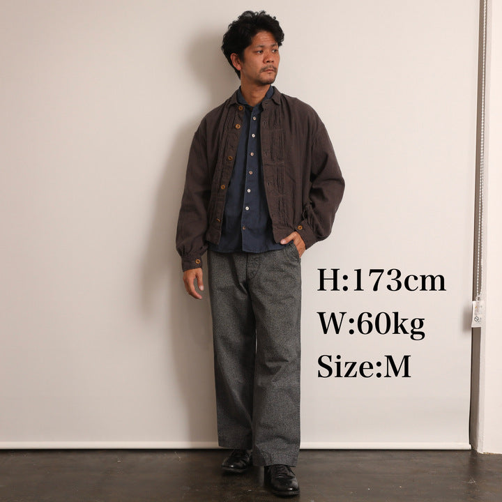 The 2 Monkeys French Work Blouse 【TM11451】