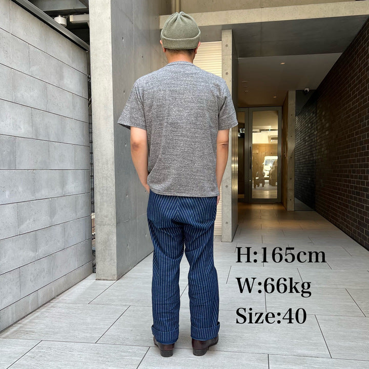 16/- 丸胴撚杢 Tee【AB12240】