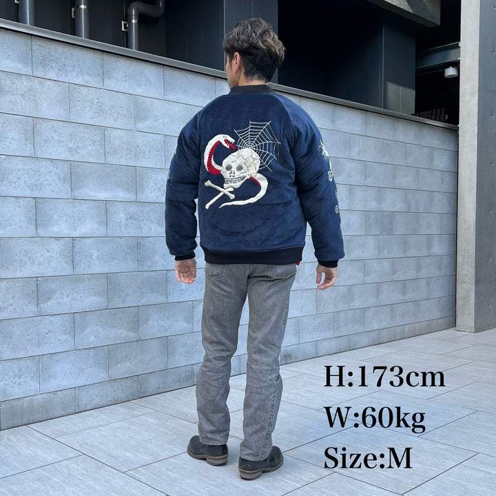 JELADO Skull Snake Souvenir Jacket 【JP13409】