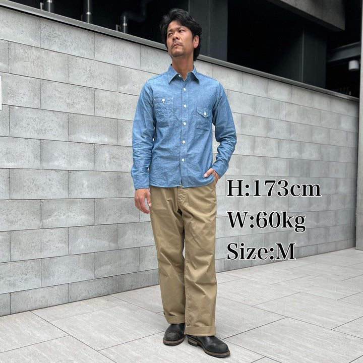 JELADO Smoker Shirt Indigo Chambray【JP94122】