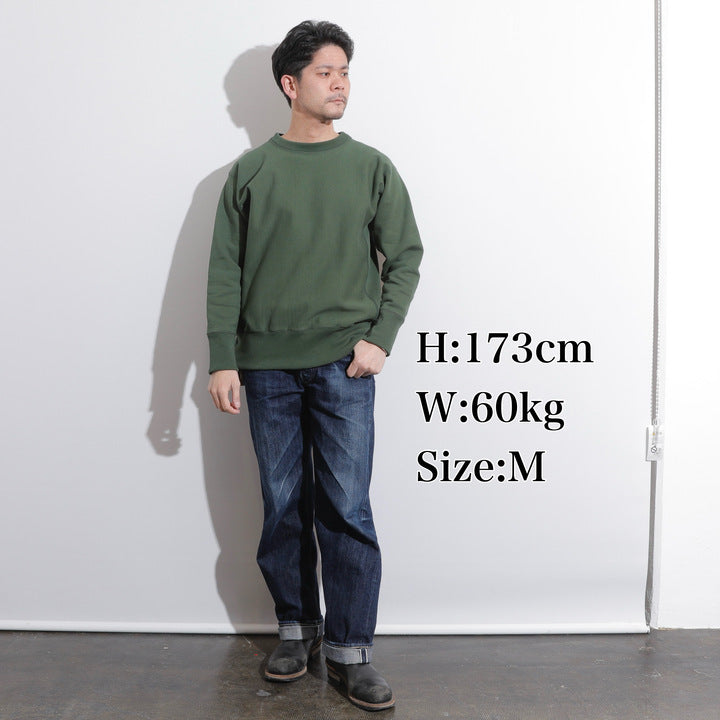 Warmup Reverse Weave Crew Neck Sweat【AB12241】