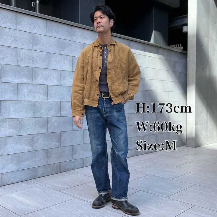 The 2 Monkeys French Work Blouse【TM02454】