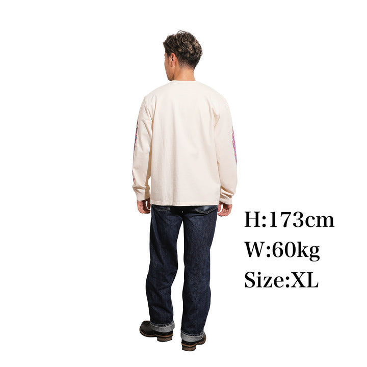 Flame Sleeve Tee【AB21234】