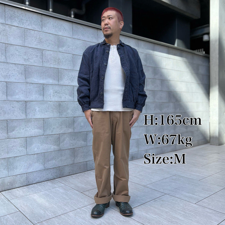 The 2 Monkeys French Work Blouse【TM02454】