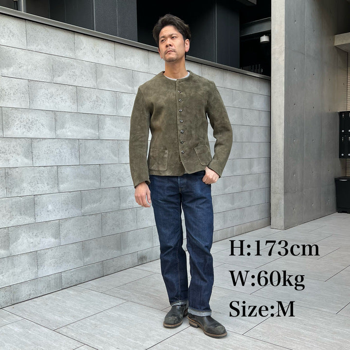 The 2 Monkeys Round-neck Leather Waistcoat【TM03430】