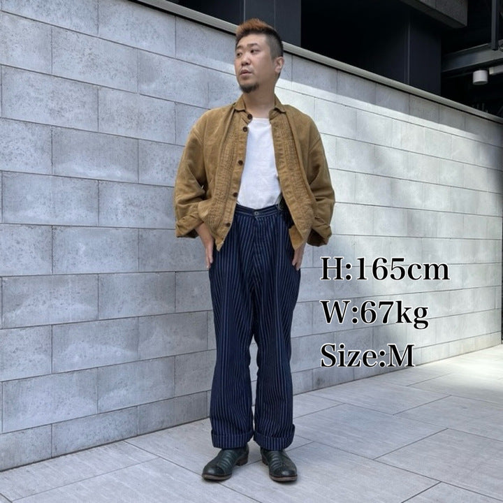 The 2 Monkeys French Work Blouse【TM02454】