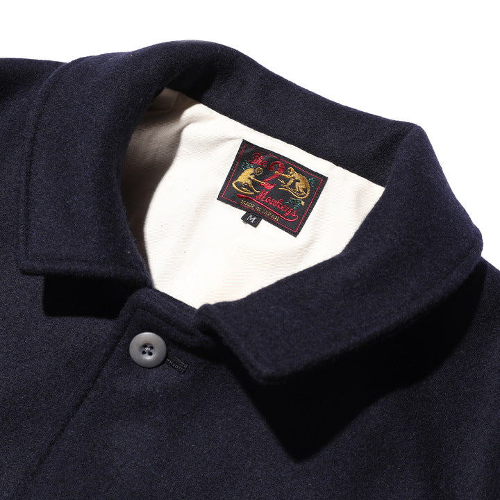 The 2 Monkeys Long-A Wool Over Coat【TM13454】