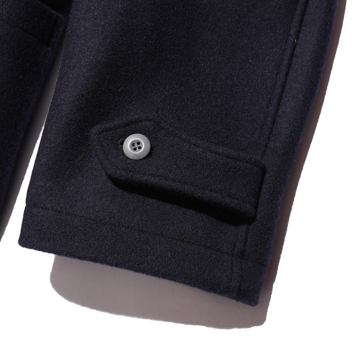 The 2 Monkeys Long-A Wool Over Coat【TM13454】
