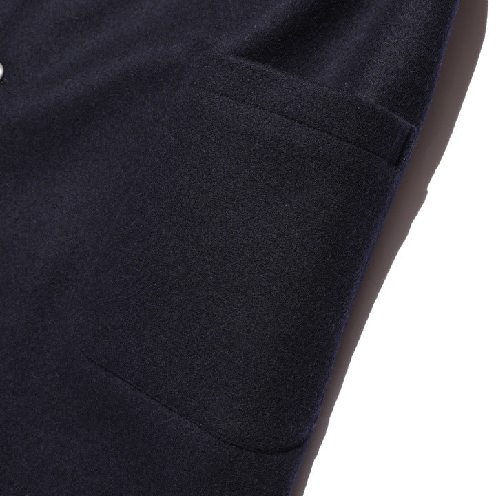 The 2 Monkeys Long-A Wool Over Coat【TM13454】
