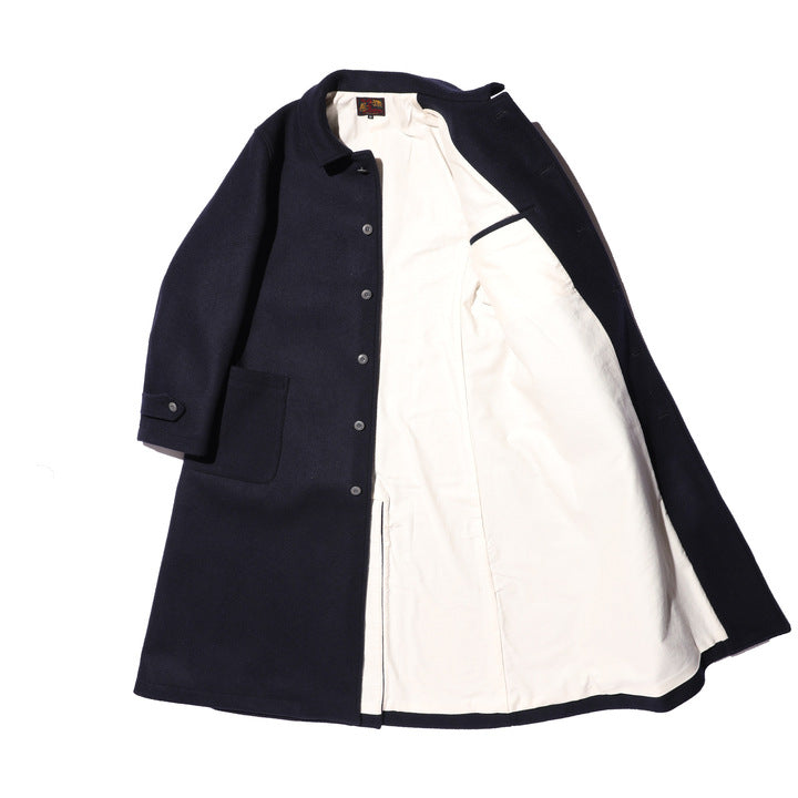 The 2 Monkeys Long-A Wool Over Coat【TM13454】