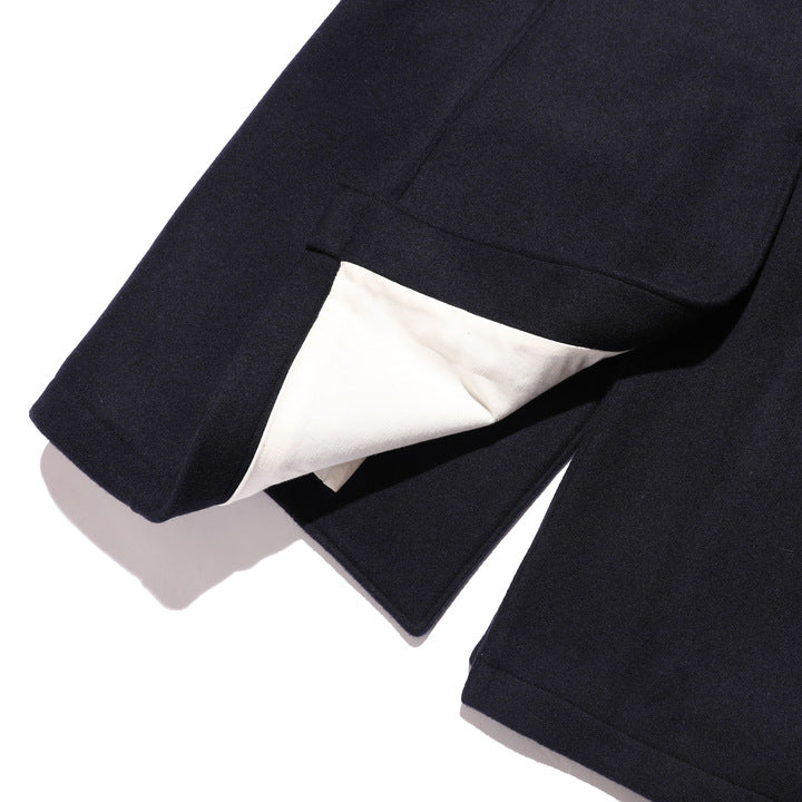 The 2 Monkeys Long-A Wool Over Coat【TM13454】