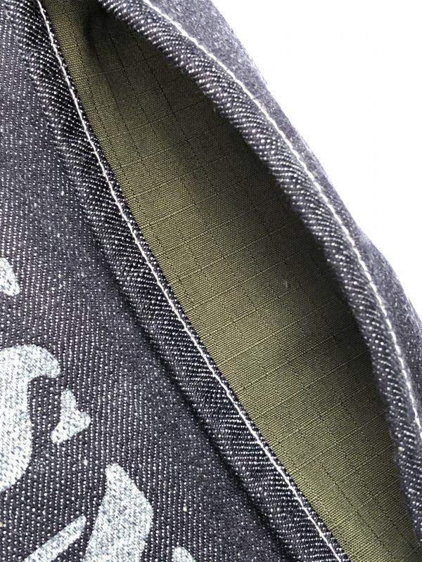 COLIMBO Oleo-Factory Sacoche Indigo Tan Multi-border【ZV-0701】
