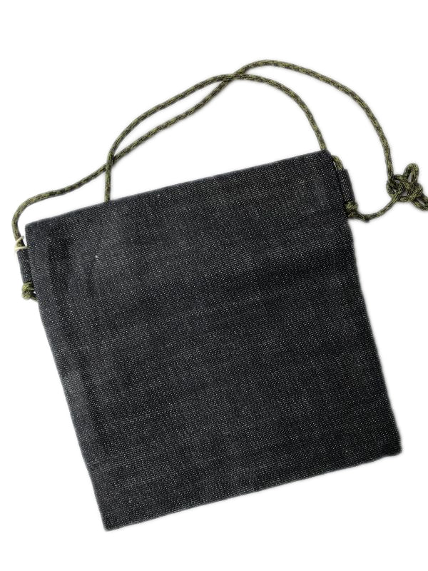 COLIMBO Oleo-Factory Sacoche Indigo Tan Multi-border【ZV-0701】