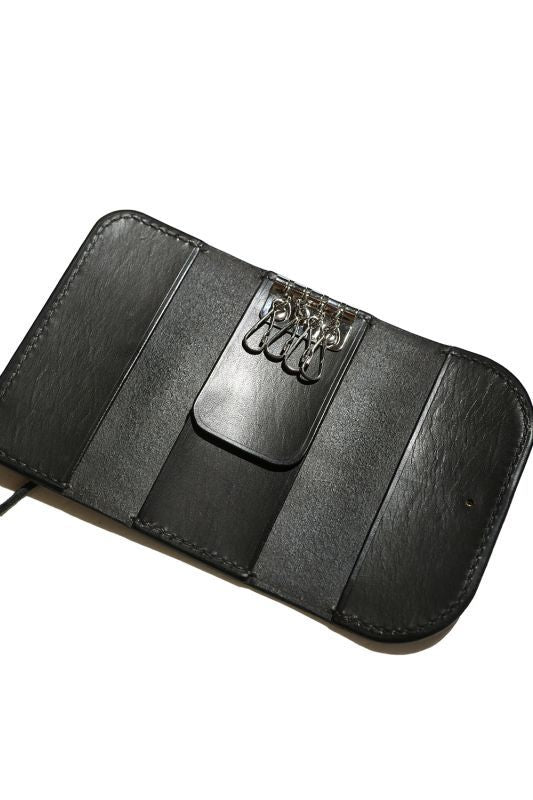 JELADO High Aging Saddle Leather Key Case(ハイエイジングサドルレザーキーケース) Black Generated【TSJL-15】