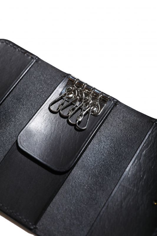 JELADO High Aging Saddle Leather Key Case(ハイエイジングサドルレザーキーケース) Black Generated【TSJL-15】
