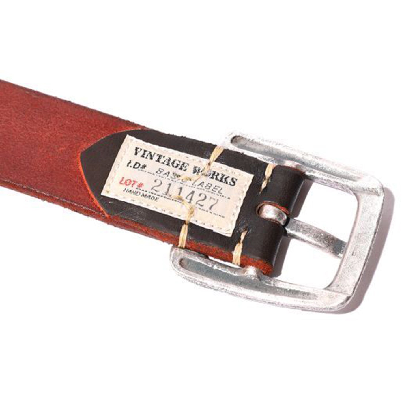 Vintage Works Leather Belt Chasin(茶芯) 7Hole Garrison Belt【DH5536Chasin】