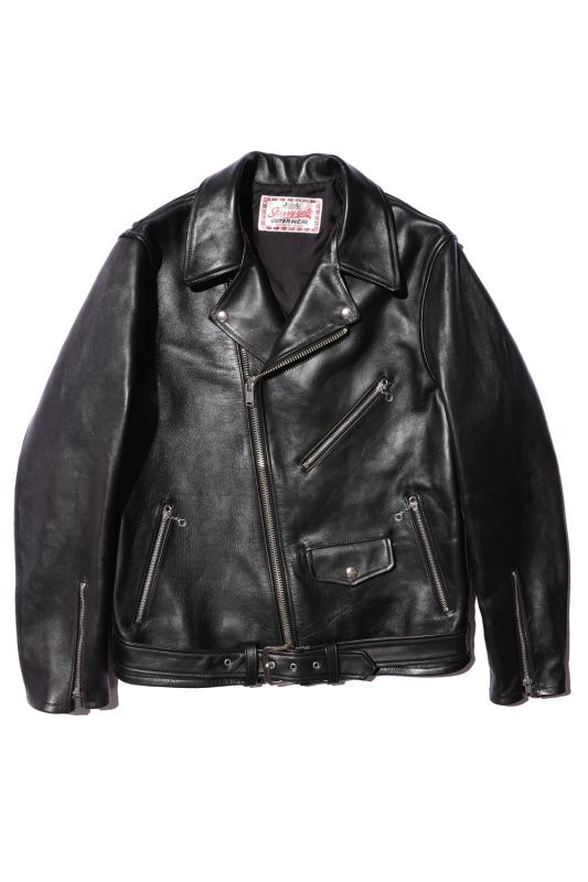 JELADO Rebel Jacket Horse Hide Semi Aniline Finish Black【SG71428】